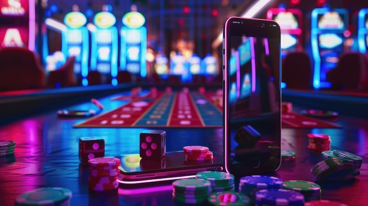 Pengguna mengakses live chat bantuan pelanggan visabet melalui smartphone dengan mudah